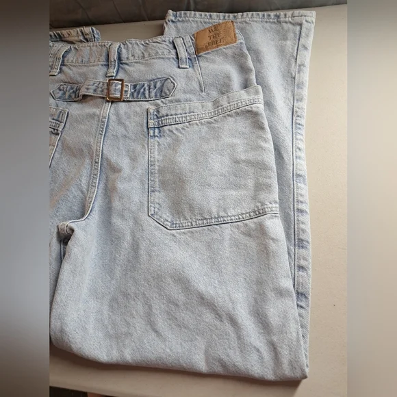 We The Free Blue Flare Wide Leg Jeans Size 29 - Picture 10 of 12